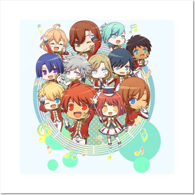 UtaPri Chibi Wall Art by valival